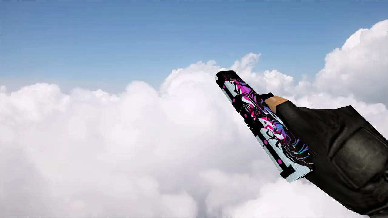 Скачать Модель Glock «Неонуар» для CS 1.6 - Стиль и Качество - Скриншот