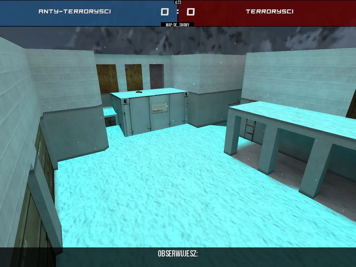 Скачать Карта de_snowy для CS 1.6: Тактика и особенности - Скриншот