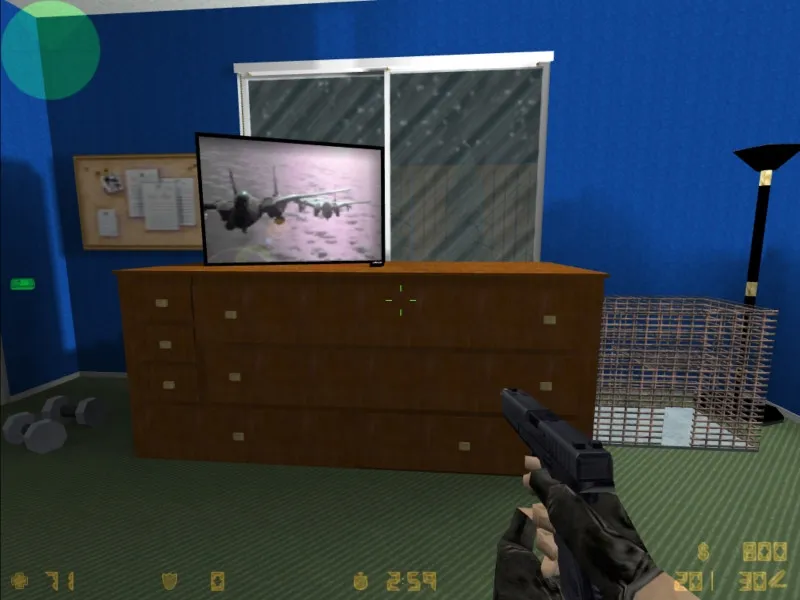 Карта de_neonsroom для CS 1.6: Тактики и особенности — скриншот 6