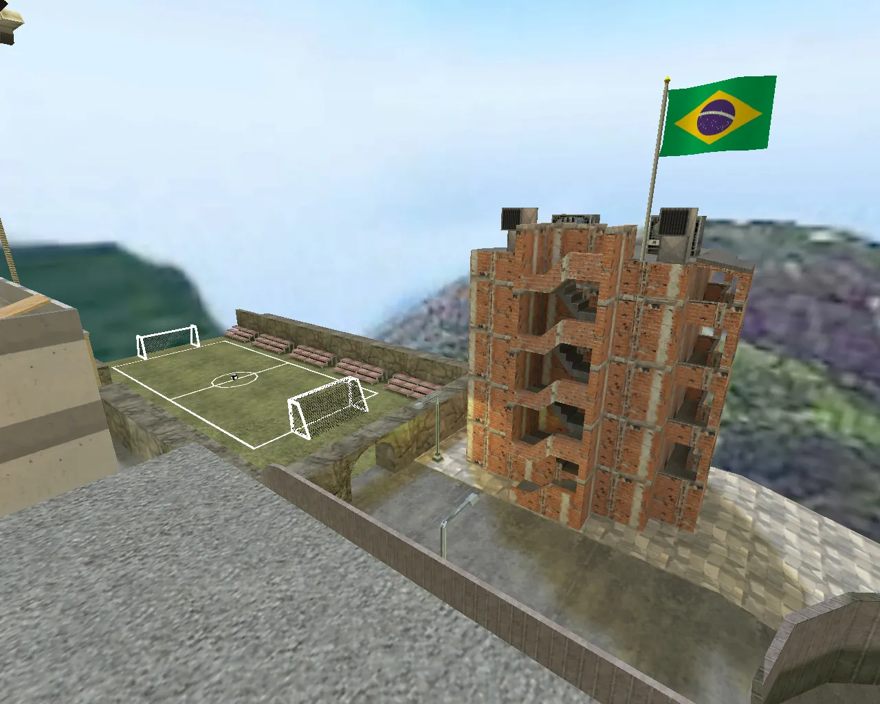 Карта de_rocinha для CS 1.6: тактика и особенности — скриншот 3