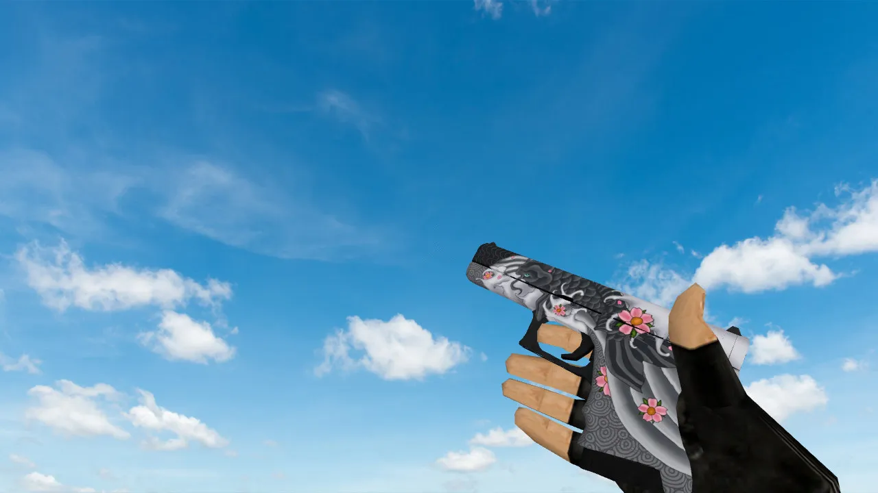 Скачать Модель Glock Water Eclipse для CS 1.6 — улучшение визуала - Скриншот