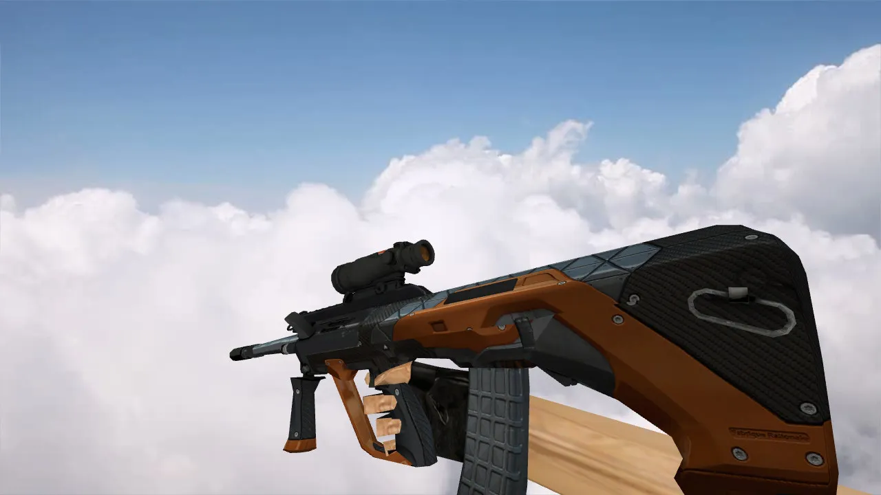 Скачать Модель «AUG Trique» для CS 1.6 – уникальные детали и высокое качество - Скриншот