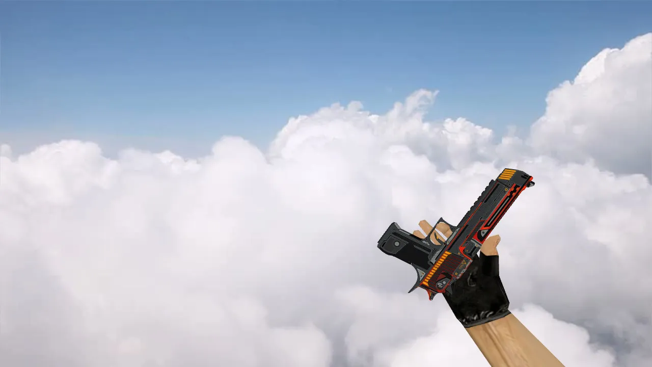 Скачать Модель «Deagle Cyberwanderer Red» для CS 1.6 - Скриншот