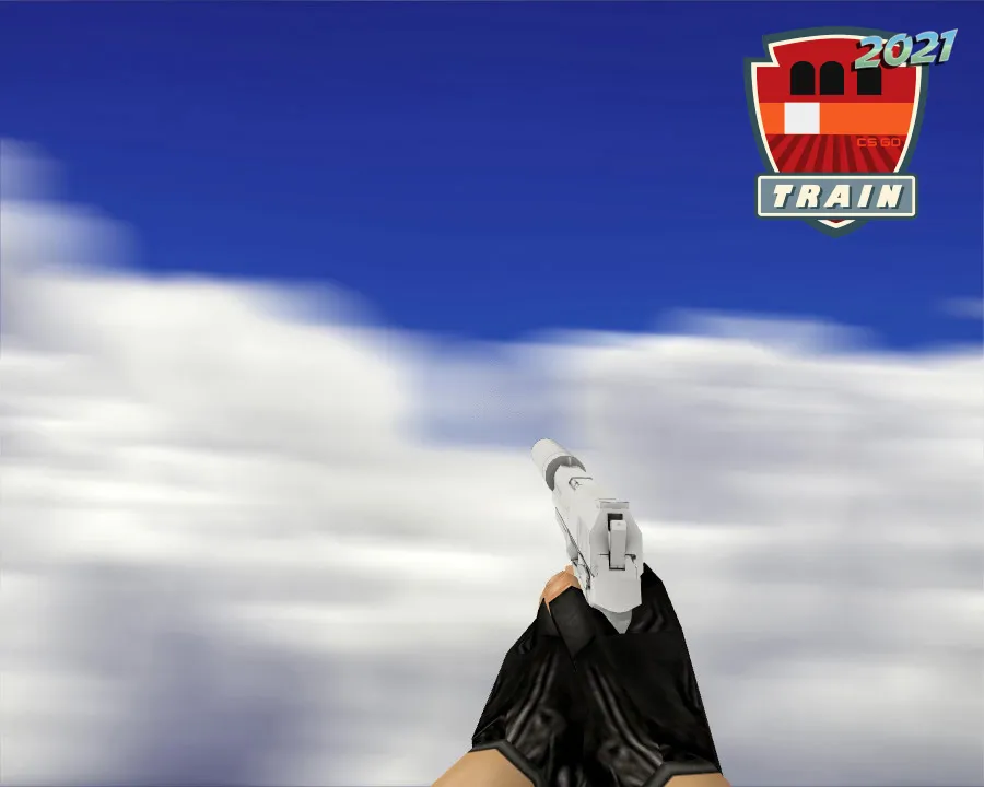 Скачать USP-S | Побелка (Whiteout) для CS 1.6 - Модели оружия - Скриншот