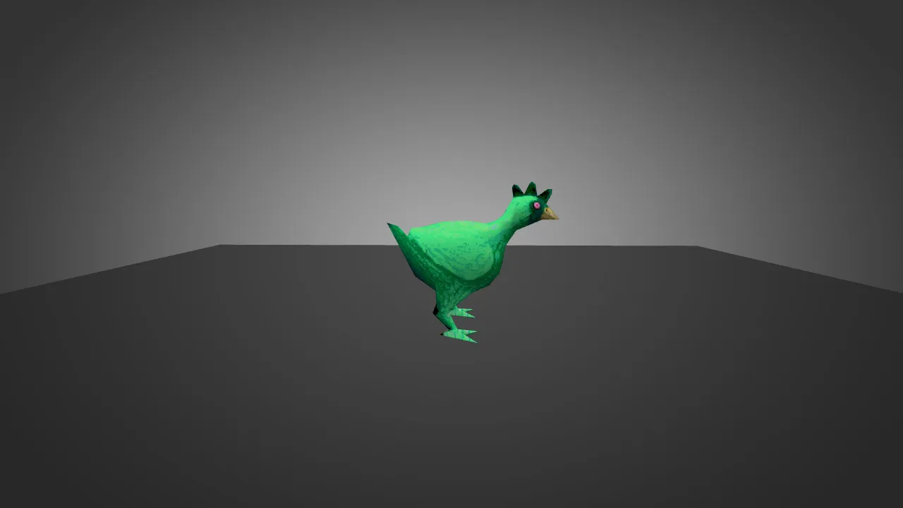 Скачать Модель «Alien Chicken» для CS 1.6: Уникальный Скин и Его Особенности - Скриншот
