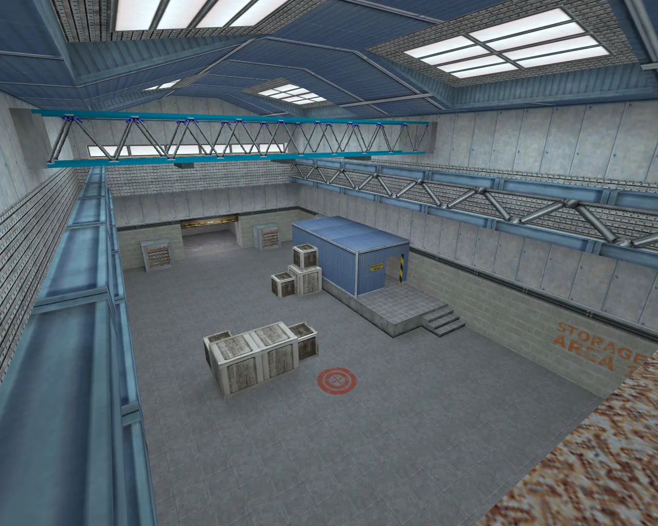 Карта de_nuke_next для CS 1.6: стратегии и оптимизация — скриншот 6