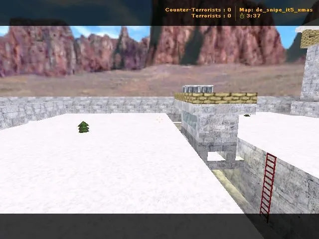 Скачать Карта de_snipe_it5_xmas для CS 1.6 - тактика и особенности - Скриншот