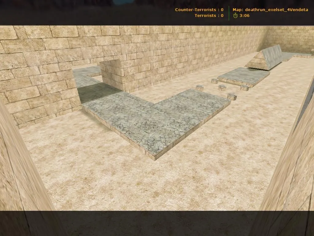 Скачать deathrun_exelset_4vendeta — карта deathrun для CS 1.6: точки, раунды, баланс и оптимизация - Скриншот