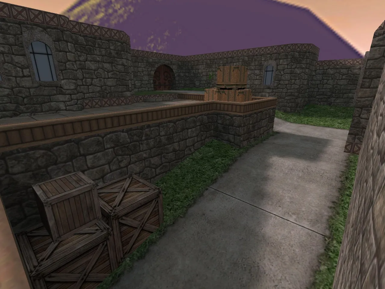 de_dust2_medieval для CS 1.6: карта DE, точки, маршруты, .nav и оптимизация — скриншот 6