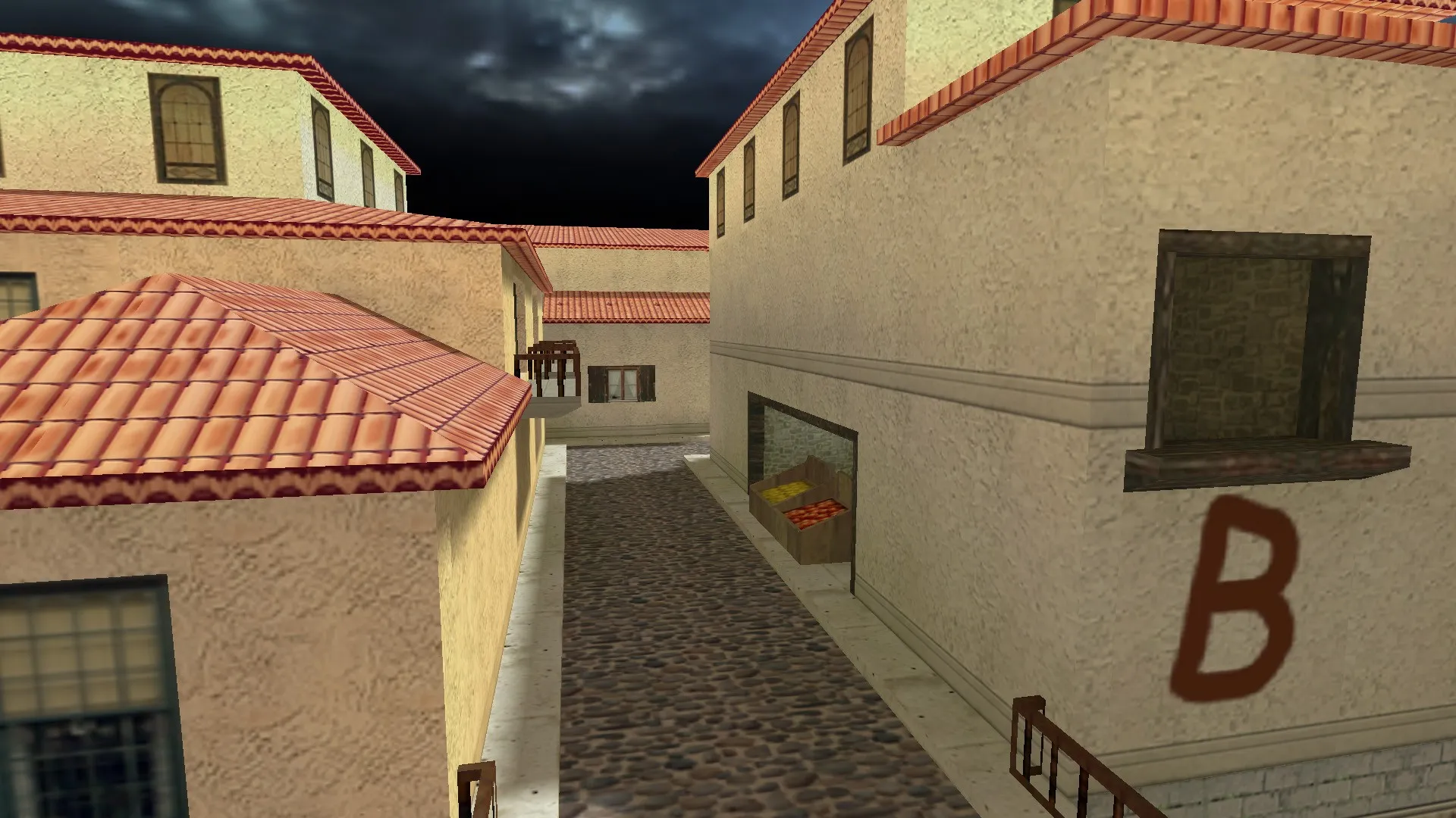 Карта de_italy_gign для CS 1.6: Тактические возможности и особенности — скриншот 6