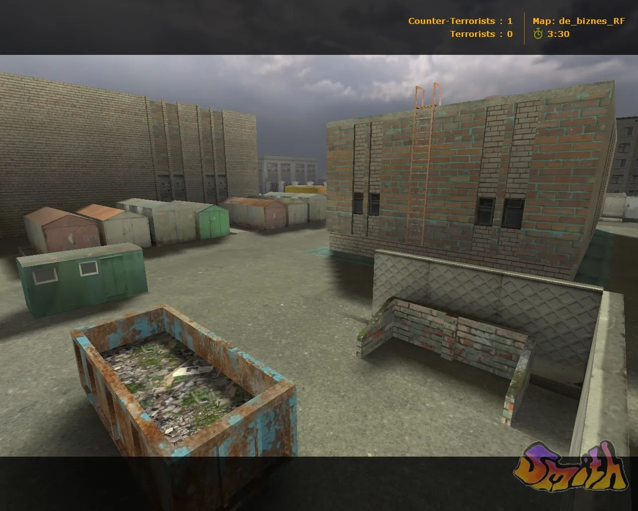 Скачать de_biznes_rf для CS 1.6: тактика сторон, точки, .nav и оптимизация карты - Скриншот