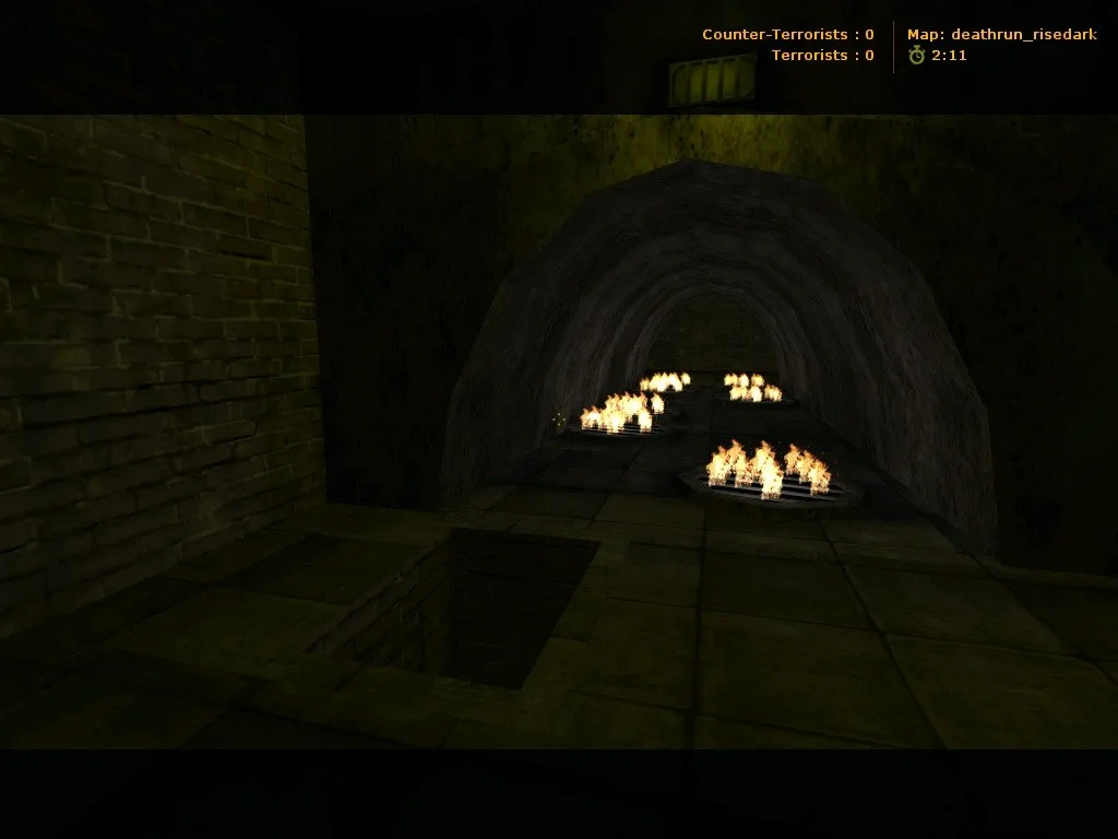 deathrun_risedark для CS 1.6: карта, тактика за TR/T, точки, .nav и оптимизация — скриншот 7