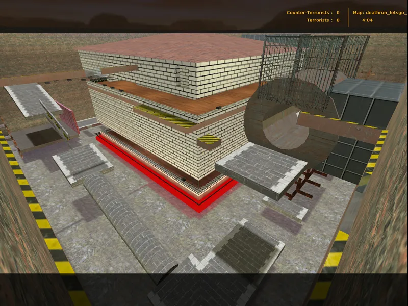 deathrun_letsgo_click21 для CS 1.6: точки, боты, .nav, wpoly/epoly и настройка под рейты — скриншот 1