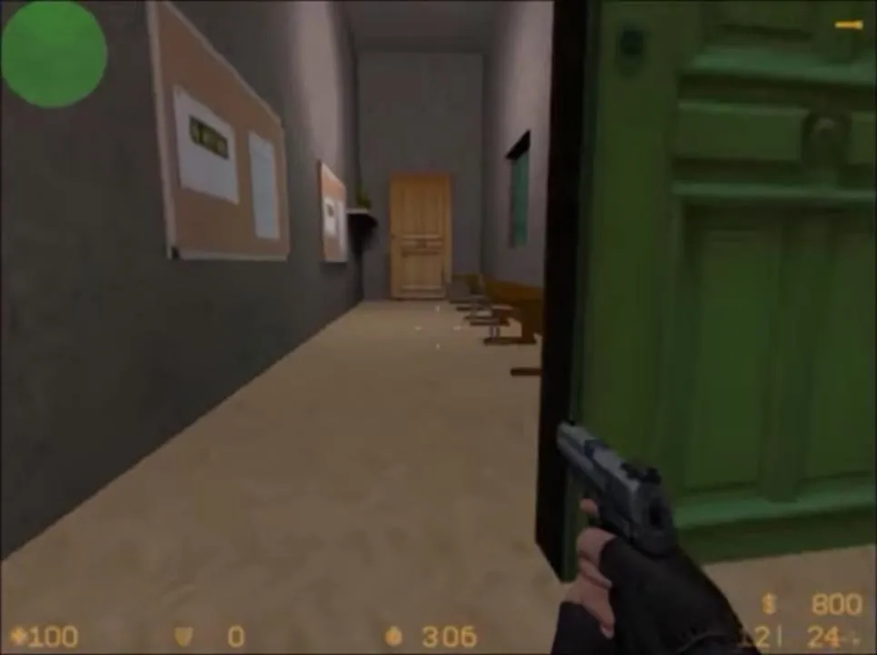 Скачать Карта de_nightcitypark для CS 1.6 - Тактическая битва в ночном городе - Скриншот