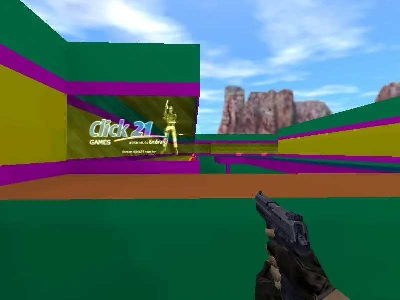 Скачать deathrun_restart_click21 для CS 1.6: карта deathrun, точки для CT/T, ловушки, .nav и оптимизация - Скриншот