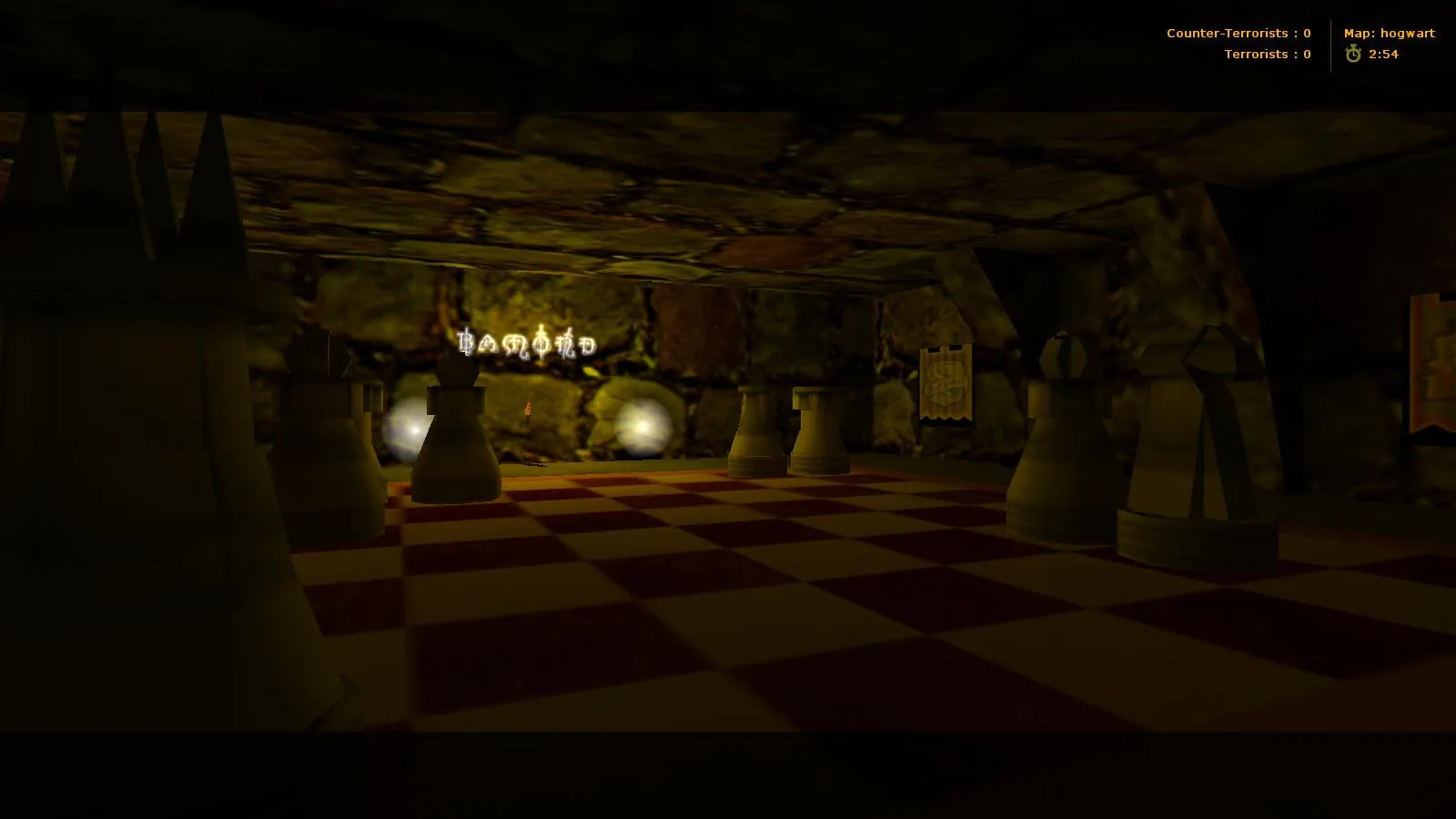 Карта deathrun_hogwarts для CS 1.6: deathrun-режим, точки, маршруты, .nav и оптимизация wpoly/epoly — скриншот 7