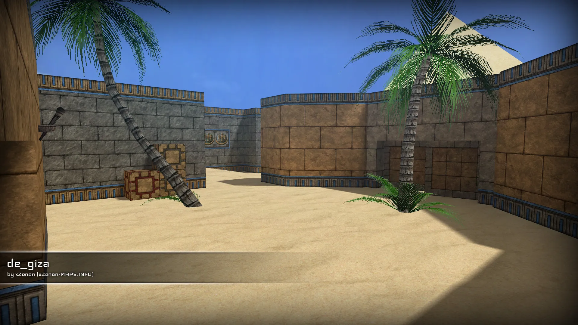 de_giza_b3 карта для CS 1.6: баланс сторон, точки, .nav для ботов, оптимизация wpoly/epoly — скриншот 14