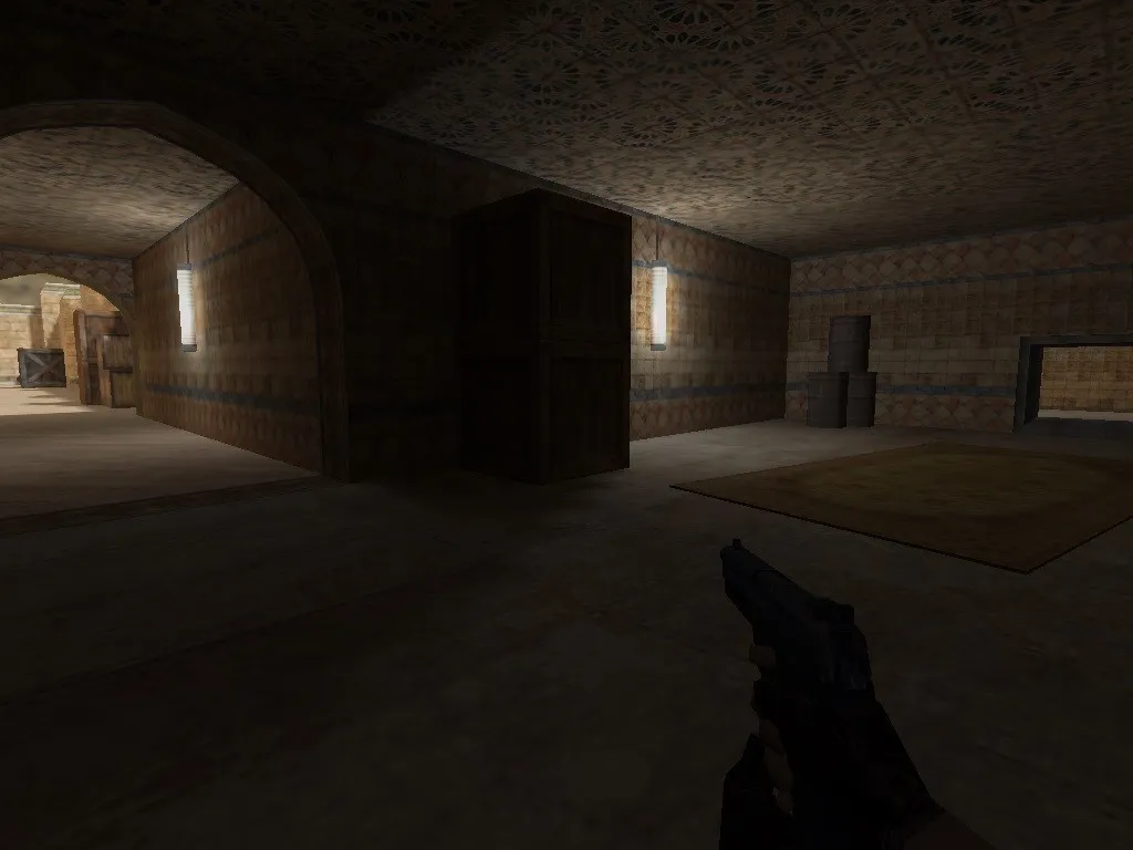Скачать de_dust_laskurid для CS 1.6: инфа по карте, точкам, раскиду гранат и настройке ботов - Скриншот