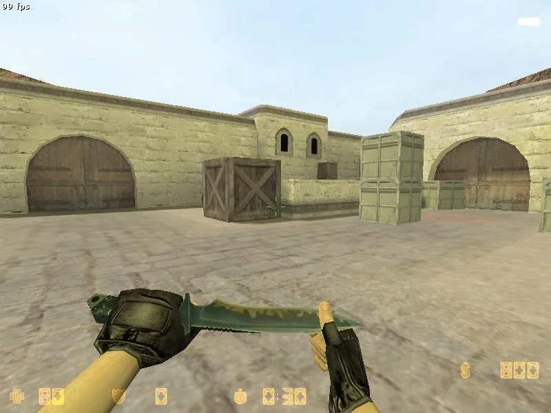 de_dust2_llapi карта для CS 1.6: баланс сторон, точки, .nav и оптимизация wpoly/epoly — скриншот 8