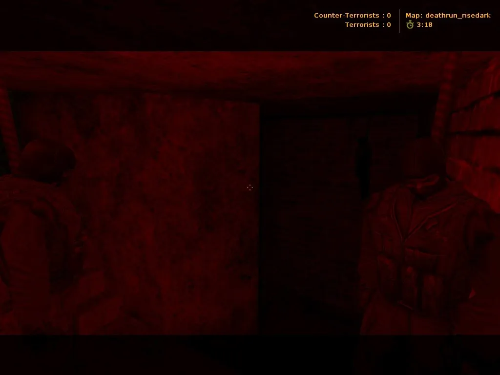 Скачать deathrun_risedark для CS 1.6: карта, тактика за TR/T, точки, .nav и оптимизация - Скриншот