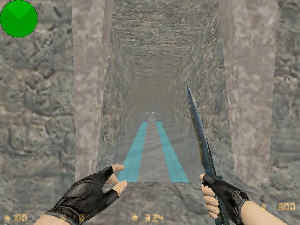 Скачать deathrun_wonker для CS 1.6: карта Deathrun, точки, раунды и настройка под сервер - Скриншот