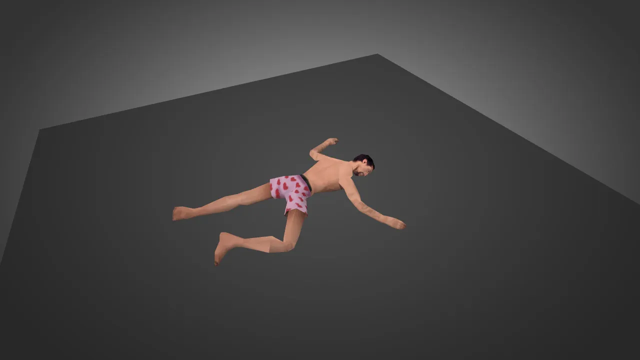 Скачать Модель «GTA SA Sleeping Stripped Valet Crew» для CS 1.6 - Уникальный скин - Скриншот