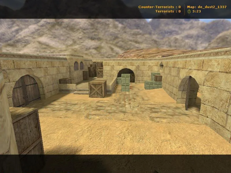 Скачать Карта de_dust2_1337 для CS 1.6: разбор спавнов, точек, .nav и оптимизации wpoly/epoly - Скриншот