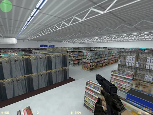 Скачать Карта «de_wallmart» для CS 1.6: тактика и оптимизация - Скриншот
