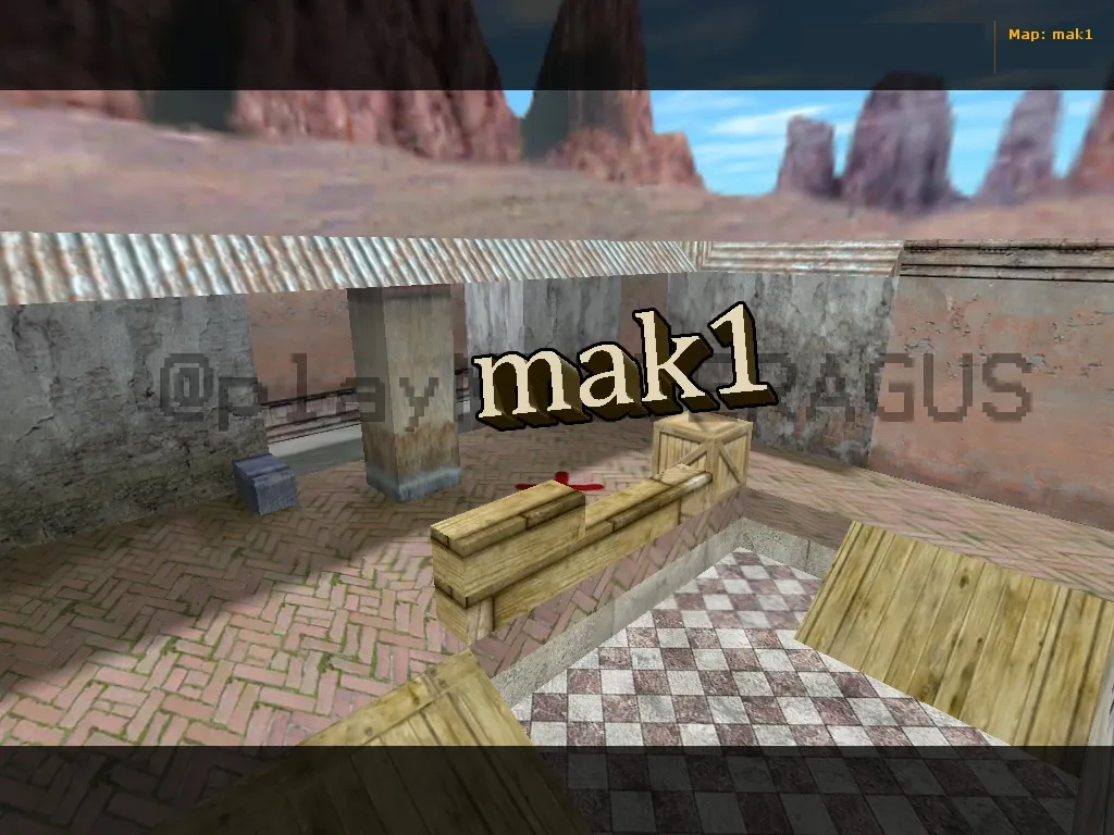 Скачать Карта «mak1» для CS 1.6: тактика и особенности - Скриншот