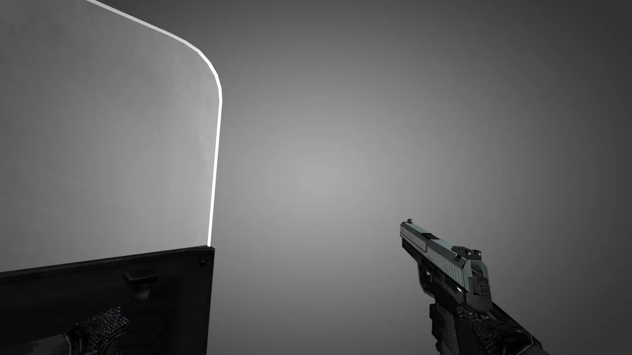 Модель «MW2 like Shield» для CS 1.6: v_/p_/w_ shield, звуки, анимация осмотра, текстуры 1024x1024 — скриншот 8