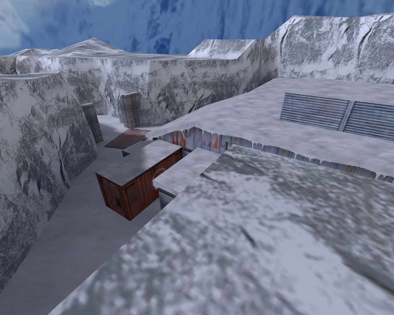 Скачать Карта de_nuke_snow для Counter-Strike 1.6: тактика и особенности - Скриншот
