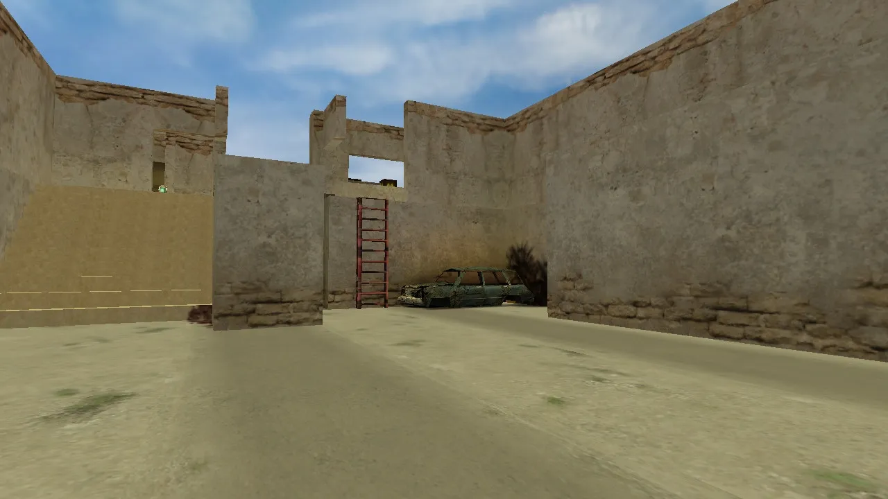 Скачать Карта de_ruined_alpha03e для Counter-Strike 1.6 — Тактический анализ и особенности - Скриншот