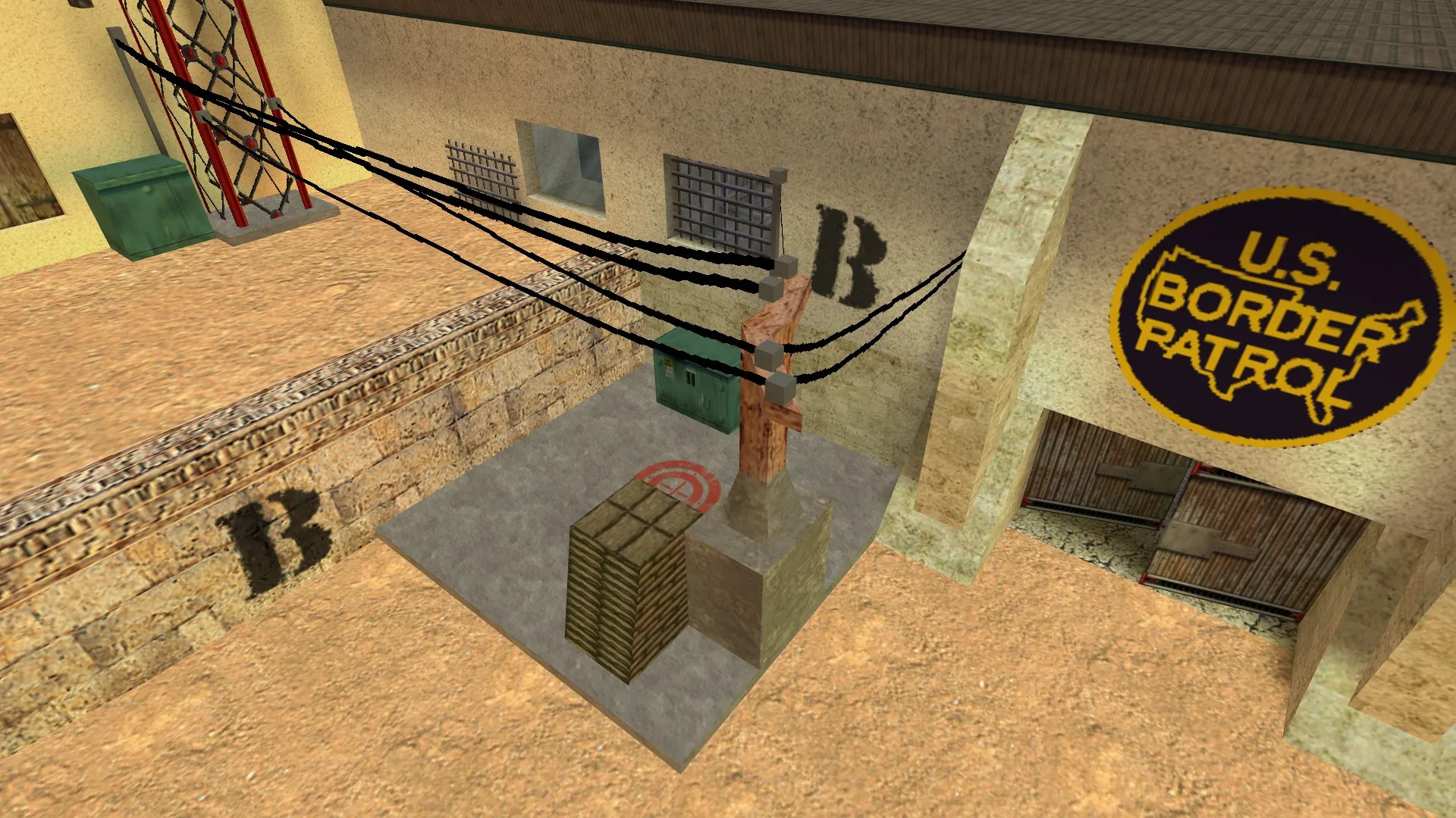 de_edifice для CS 1.6: тактики за CT/T, точки, .nav и оптимизация wpoly/epoly — скриншот 13