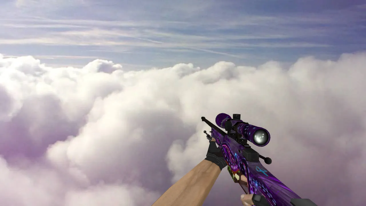 Скачать Модель AWP Wrath Of Poseidon для CS 1.6 - Качество и Уникальность - Скриншот