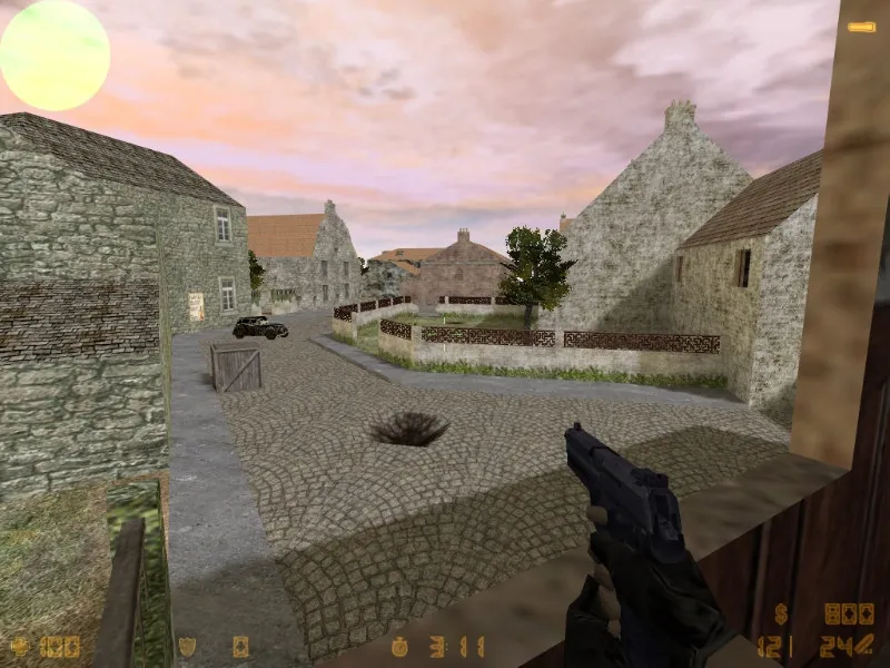 Карта de_carentan для CS 1.6: тактики за CT и T, точки контроля, оптимизация wpoly/epoly, .nav для ботов — скриншот 9