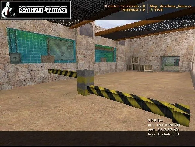Скачать deathrun_fantasy для CS 1.6: карта Deathrun, баланс сторон, тактика и настройка серверных параметров - Скриншот