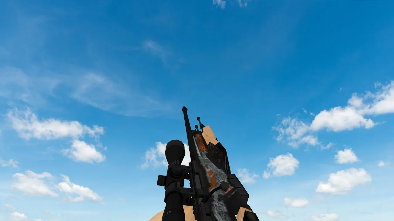 Скачать Модель AWP Asiimov Поношенное для CS 1.6 - Высокое качество - Скриншот