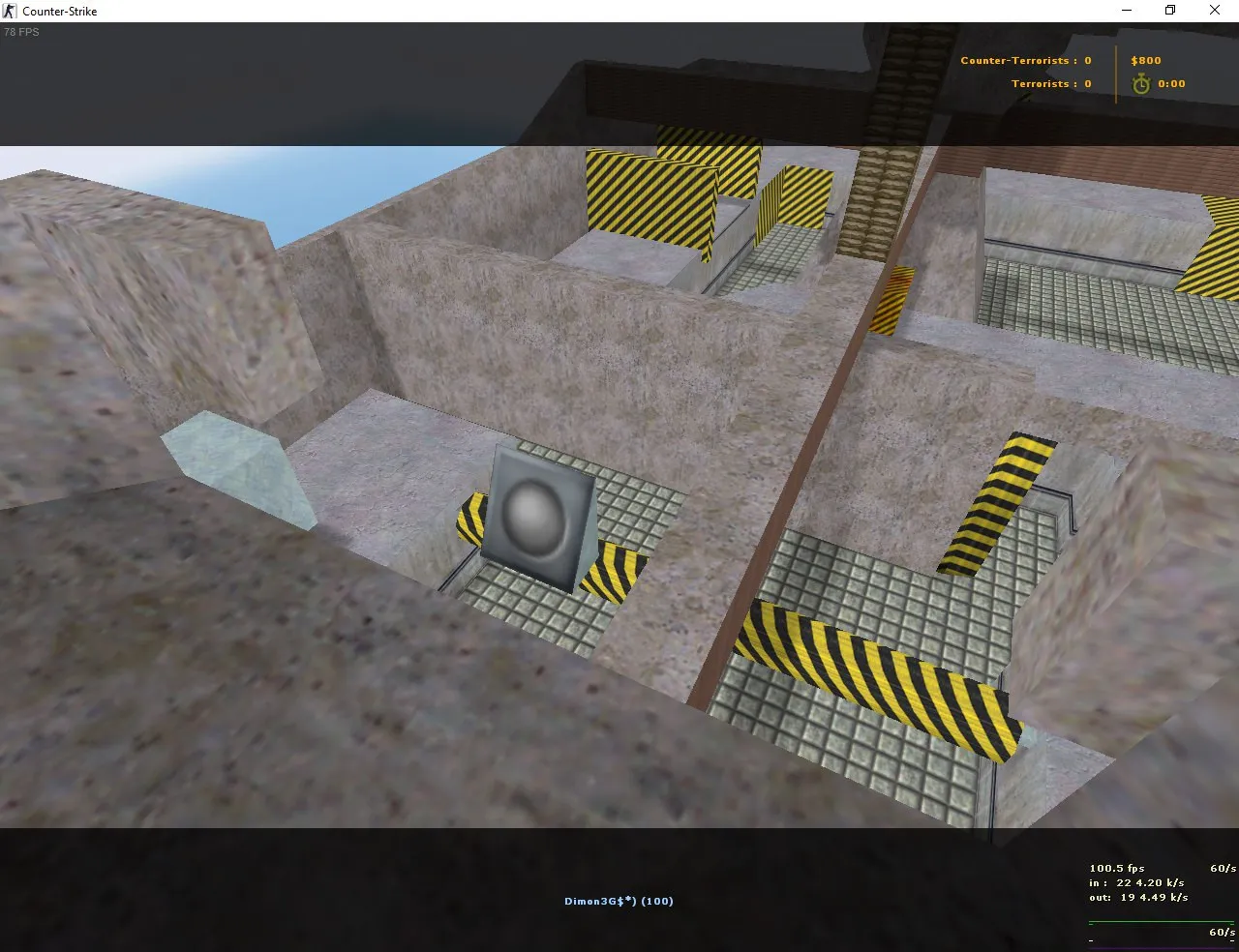 Скачать deathrun_crazyhop_v2 для CS 1.6: точки, раунды, тактика и настройка ботов без лагов - Скриншот