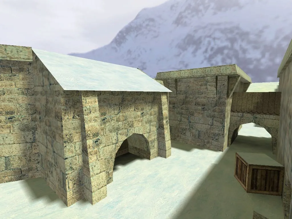 Скачать Карта de_snowball для CS 1.6 - Тактические возможности и стратегия - Скриншот