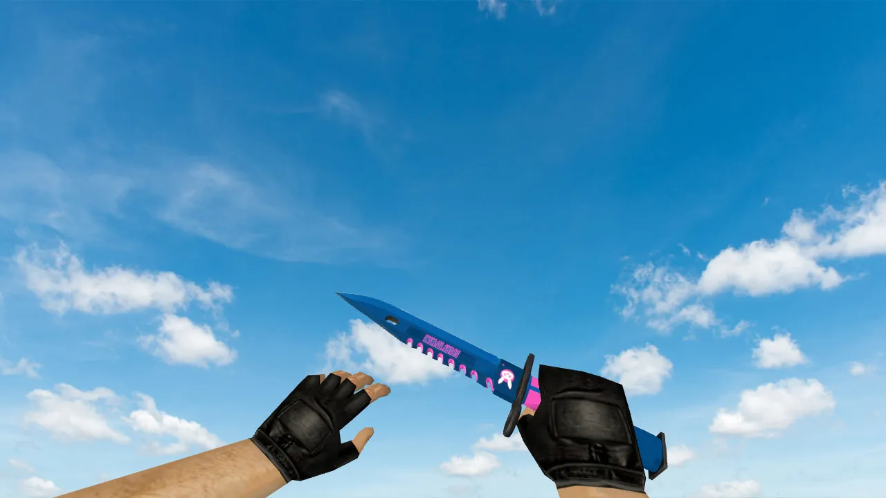 Скачать Модель ножа «M9 Bayonet Diva» v_ p_ w_ для CS 1.6: звуки, анимация осмотра, текстуры, настройка - Скриншот