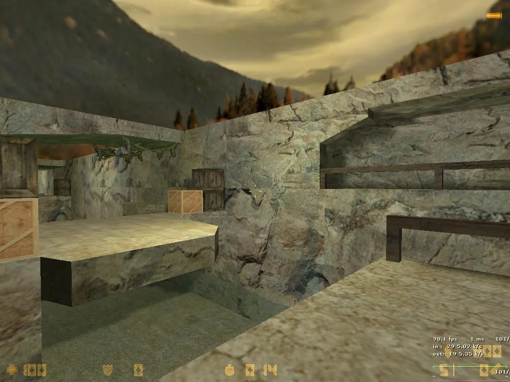 Скачать deathrun_abtropicano2 для CS 1.6: карта deathrun, точки, .nav, оптимизация и настройка ботов - Скриншот