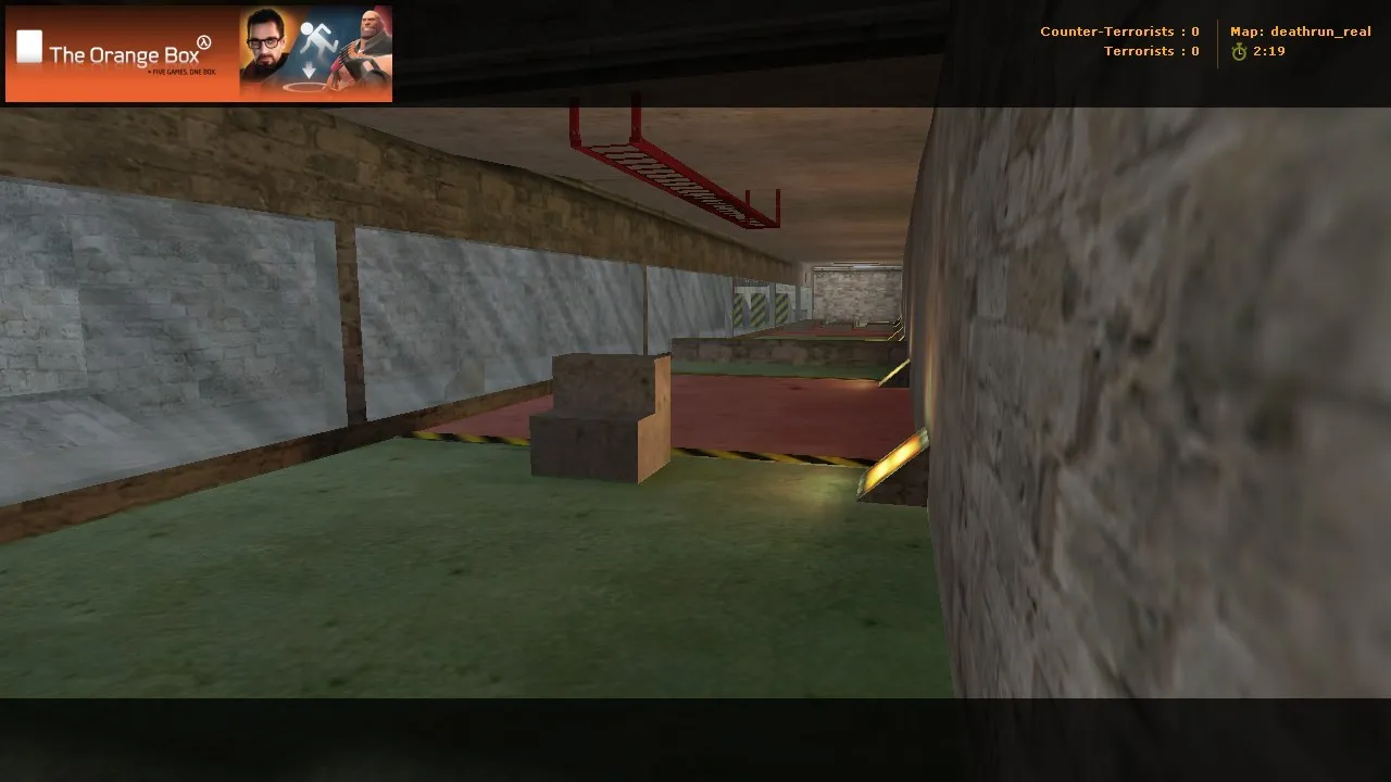 Скачать Скачать deathrun_real для CS 1.6: тактики за терр/контр, боты с .nav, оптимизация карты и настройка под серв - Скриншот