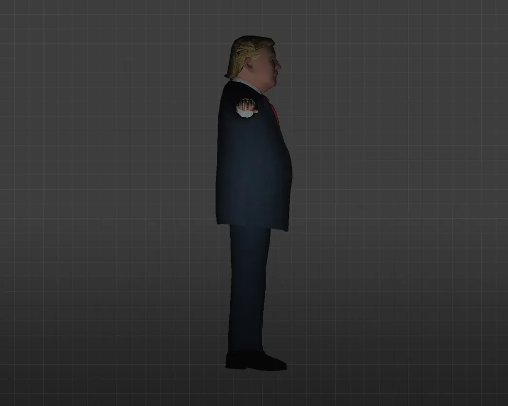 Скачать Модель «Дональд Трамп» для CS 1.6 - Уникальный скин в штатском - Скриншот