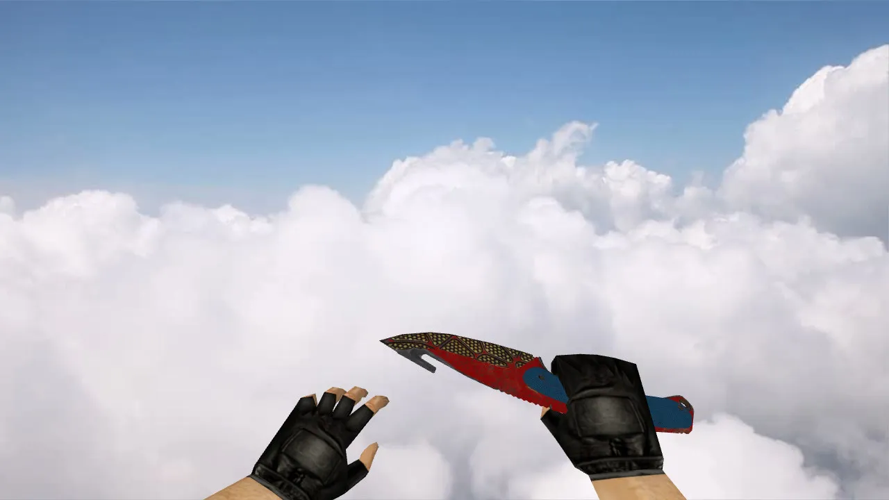 Gut Knife Project X v_ и p_ модели для CS 1.6: звуки, анимация осмотра, качество текстур — скриншот 3