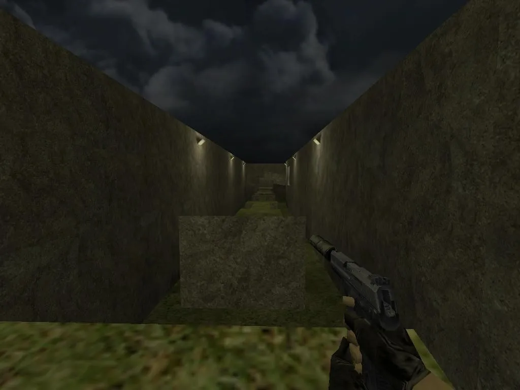 Скачать deathrun_bitch для CS 1.6: карта с ловушками, раундами на выживание и маршрутами для терроров - Скриншот