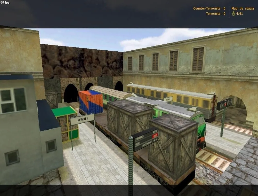 Скачать Карта de_stacja для CS 1.6: Полный обзор и тактики - Скриншот
