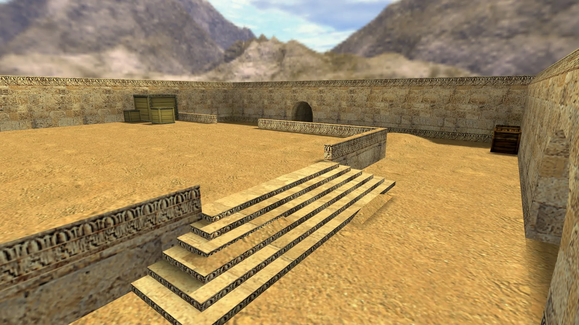 de_2storydust для CS 1.6: обзор карты, тактика сторон, оптимизация и .nav для ботов — скриншот 6