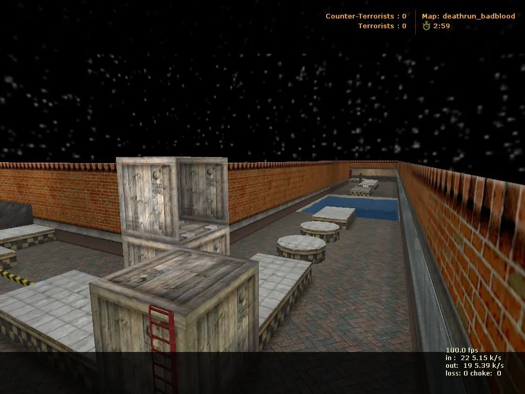 deathrun_badblood для CS 1.6: тактика за Т и КТ, точки, .nav и оптимизация карты — скриншот 6