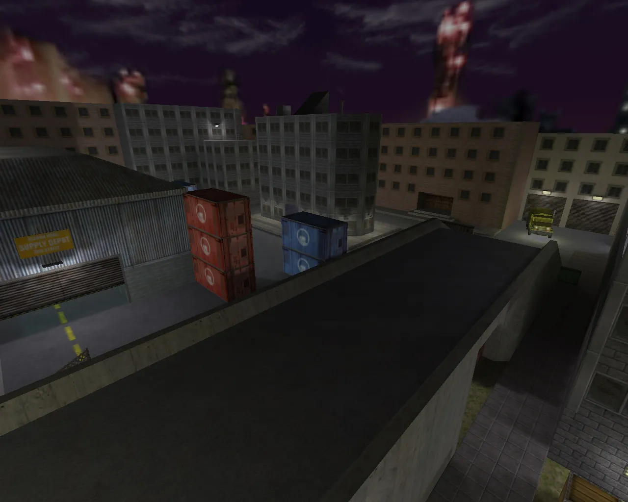 Скачать cs_assault_shadow — карта для CS 1.6: баланс сторон, точки, .nav и оптимизация wpoly/epoly - Скриншот