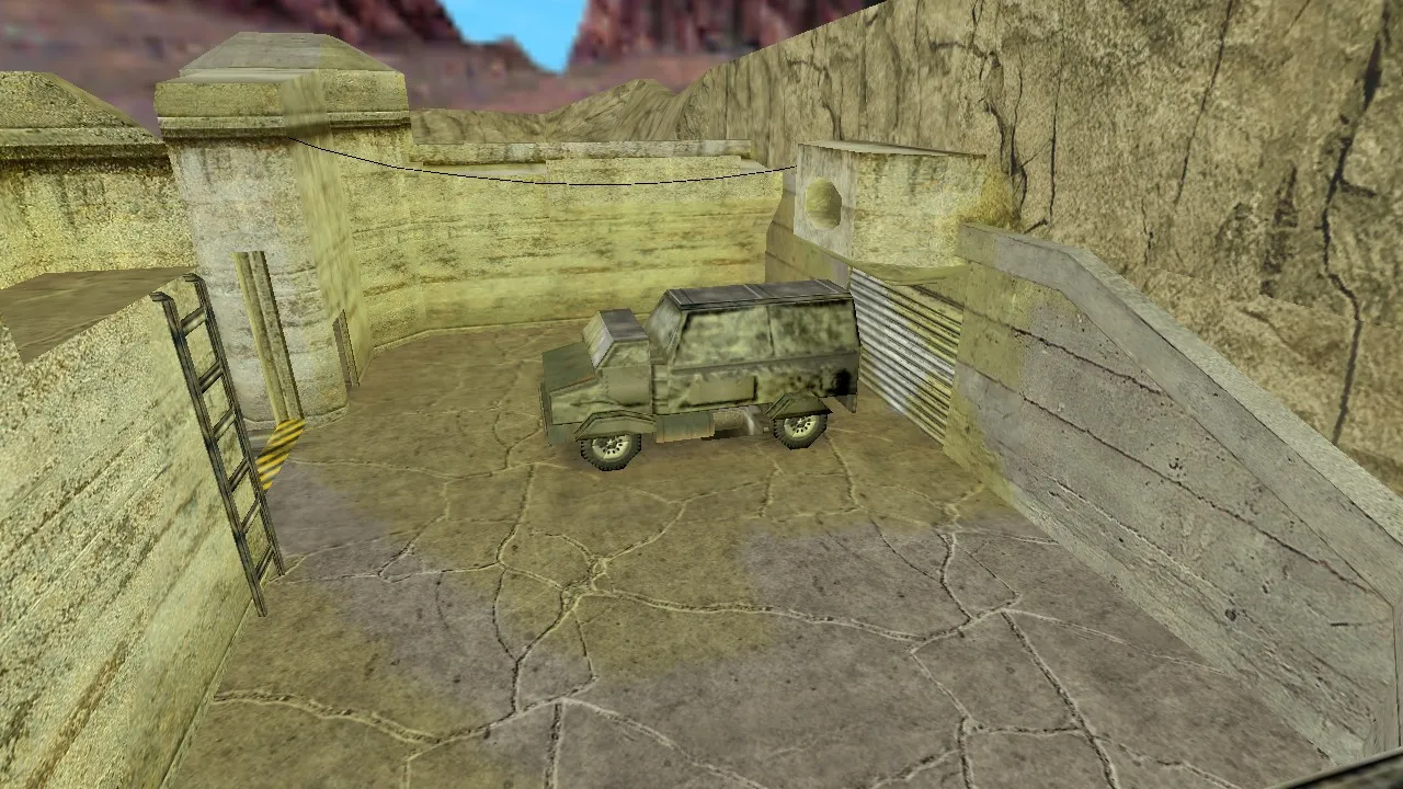 Скачать Карта de_raid2k6 для CS 1.6 - Тактические возможности и детали - Скриншот